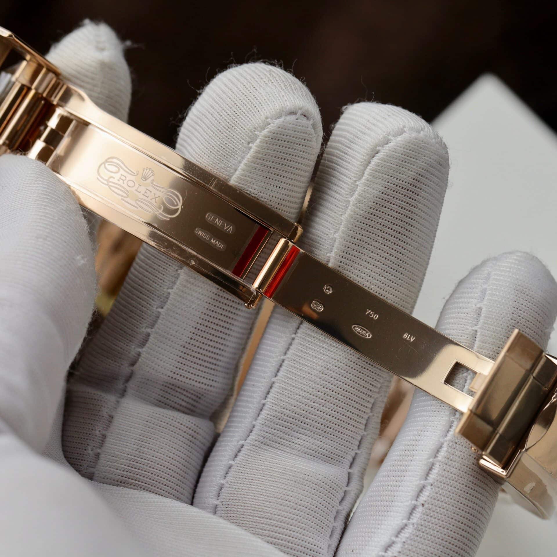 Rolex Daytona Rainbow 116595 Rose Gold Calibre 4130 Super Clone 40mm - Image 10