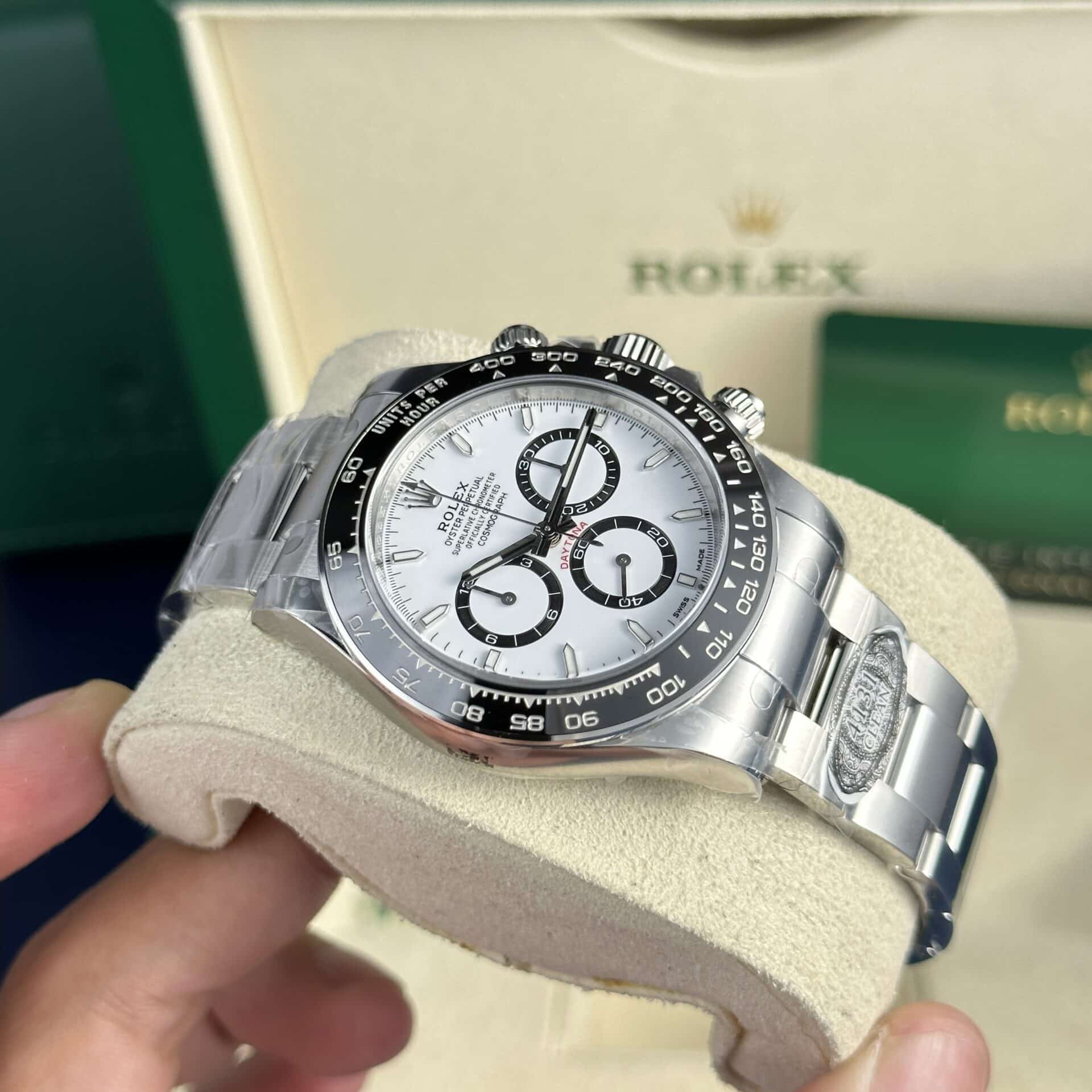 Rolex Daytona Panda 126500LN White Dial Super Clone Clean Factory 40mm - Image 3
