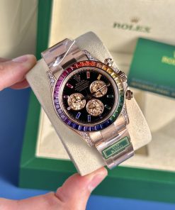 Rolex Daytona 116595RBOW Rainbow Rose Gold Calibre 4130 Movement Super Clone 40mm