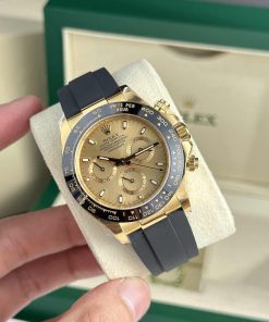 Rolex Daytona 116518LN-0042 Yellow Gold Champagne Dial Oysterflex Best Replica Clean Factory 40mm