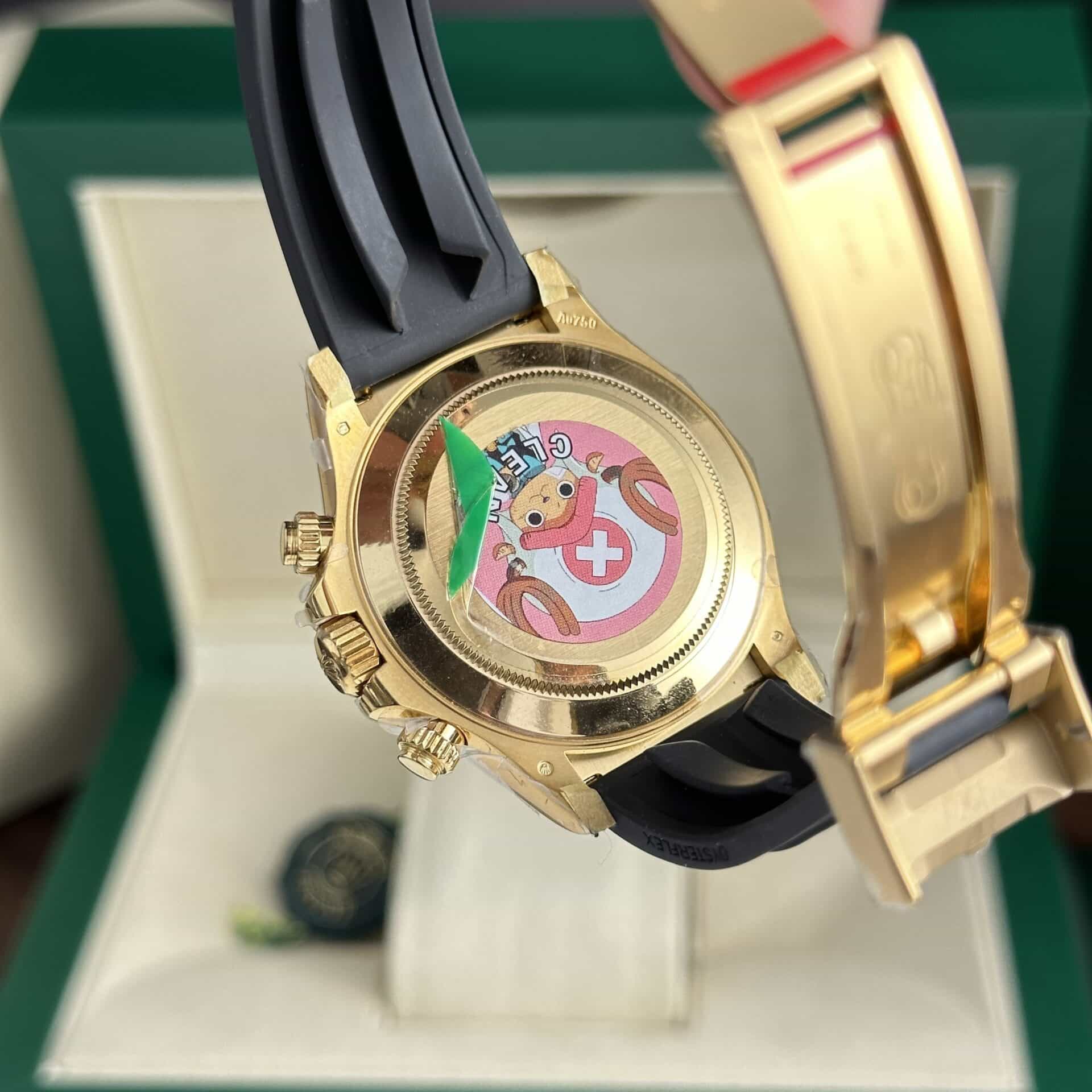 Rolex Daytona 116518LN-0042 Yellow Gold Champagne Dial Oysterflex Best Replica Clean Factory 40mm - Image 8