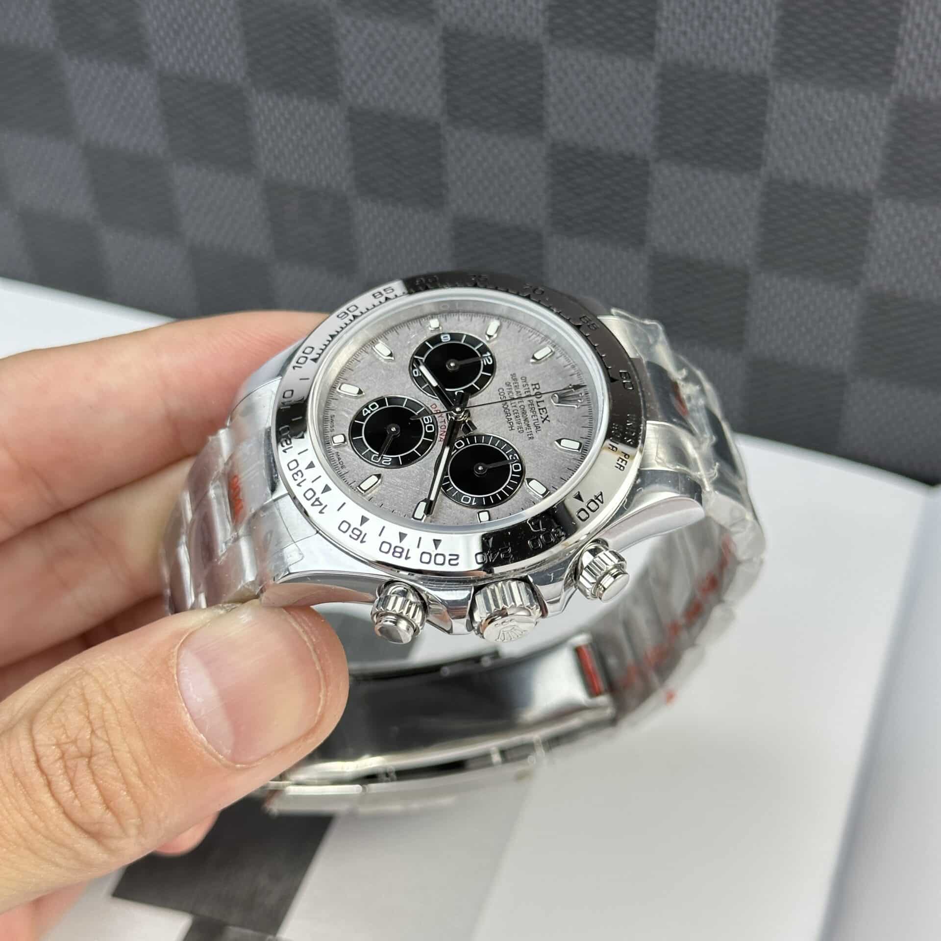 Rolex Daytona 116509 Meteorite Index Dial Gain Weight Top Quality Replica QF 40mm - Image 3