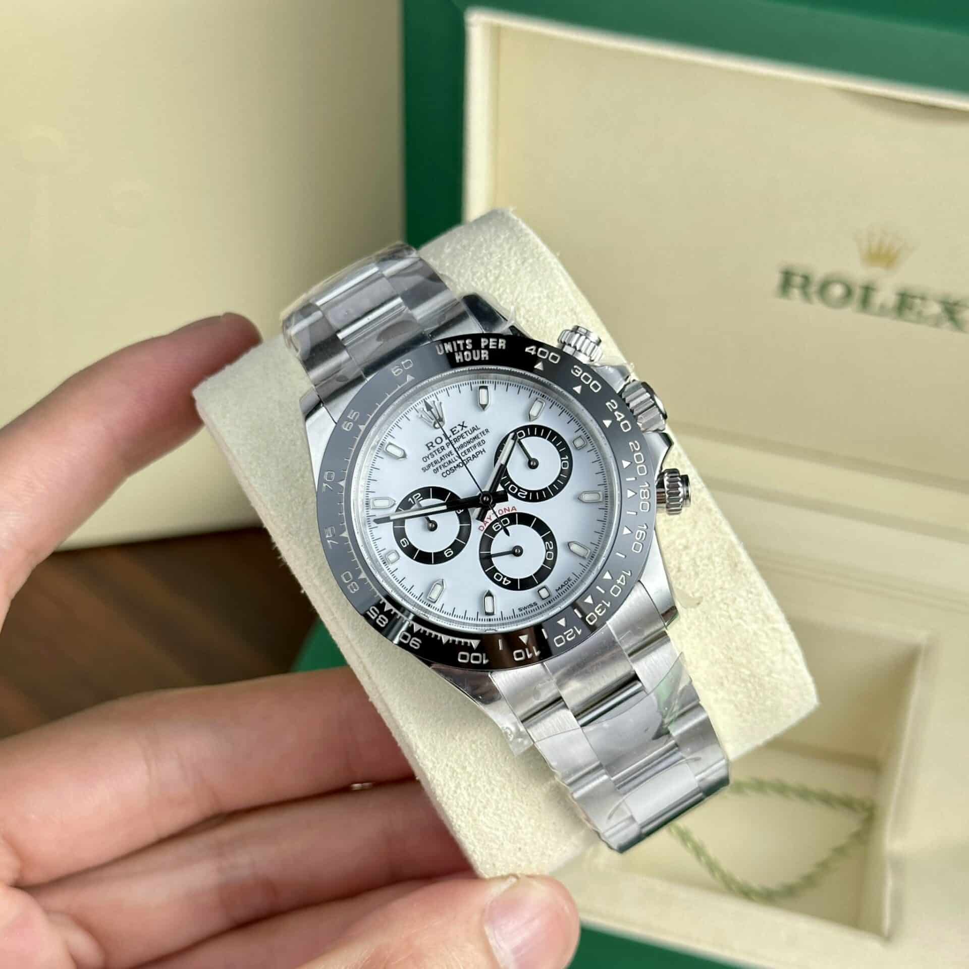Rolex Daytona 116500LN Panda White Dial Best Replica Clean Factory 40mm