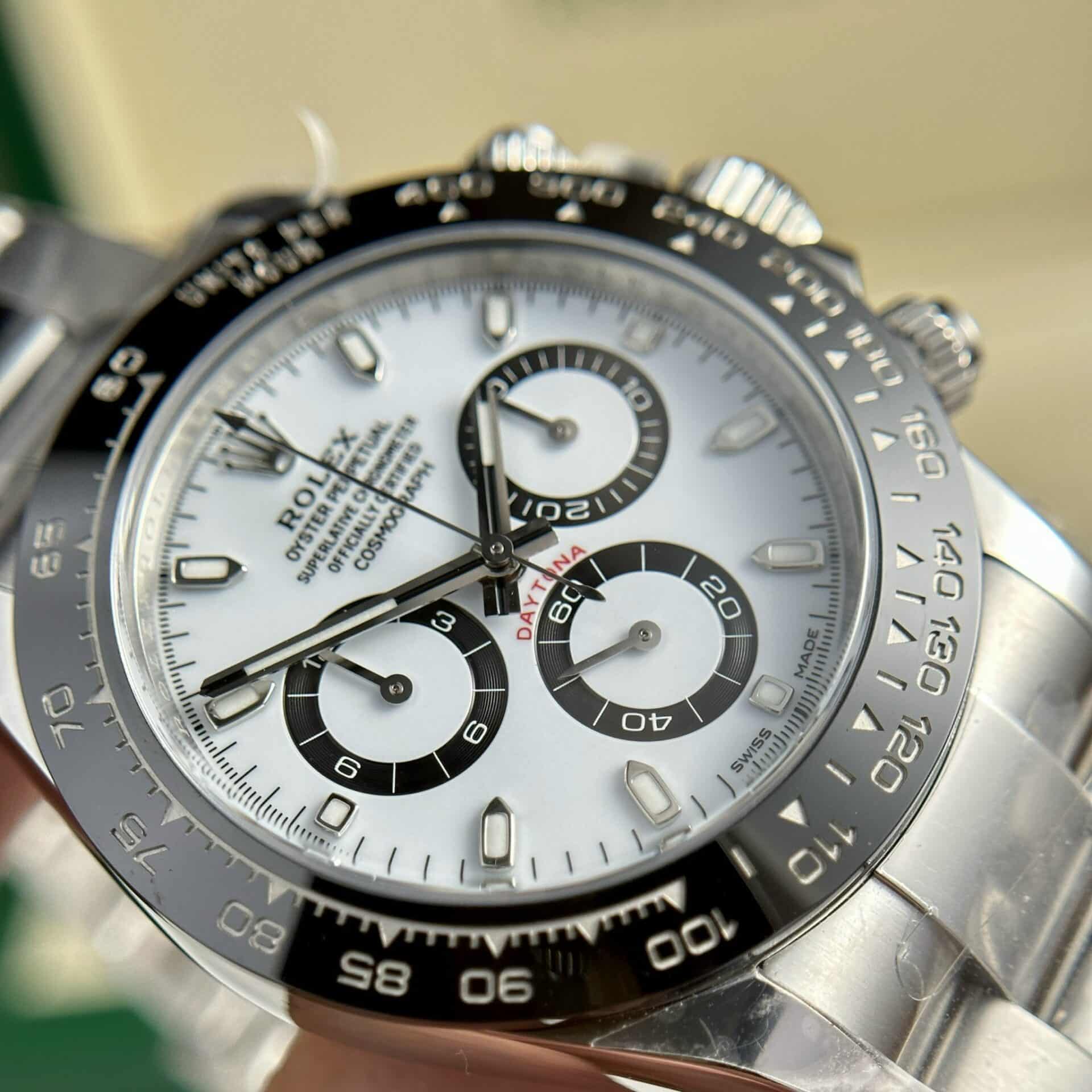Rolex Daytona 116500LN Panda White Dial Best Replica Clean Factory 40mm - Image 4
