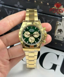Rolex Daytona 126508 Yellow Gold Green & Golden Dial 1:1 Replica THBF 40mm
