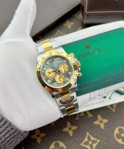 Rolex Daytona 116503 Two Tone Yellow Gold Black MOP Dial Oyster Bracelet 1:1 Replica 40mm