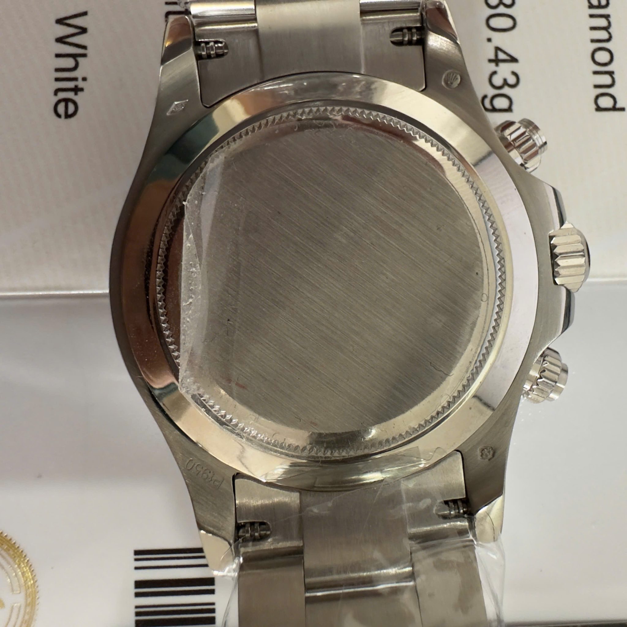 Rolex Daytona 116576TBR-0005 Platinum Arabic Dial Baguette Diamonds 40mm - Image 13