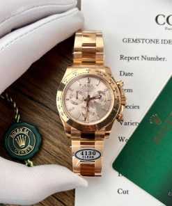 Rolex Daytona 116505-0017 “Sundust Dial” With Baguette-Diamond Index Replica Clean Factory 40mm