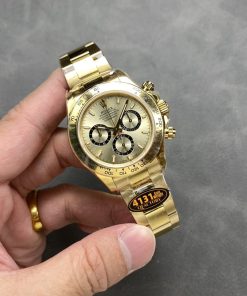 Rolex Daytona 126508-0005 Yellow Gold Golden Dial 180g Top Quality Replica QF 40mm