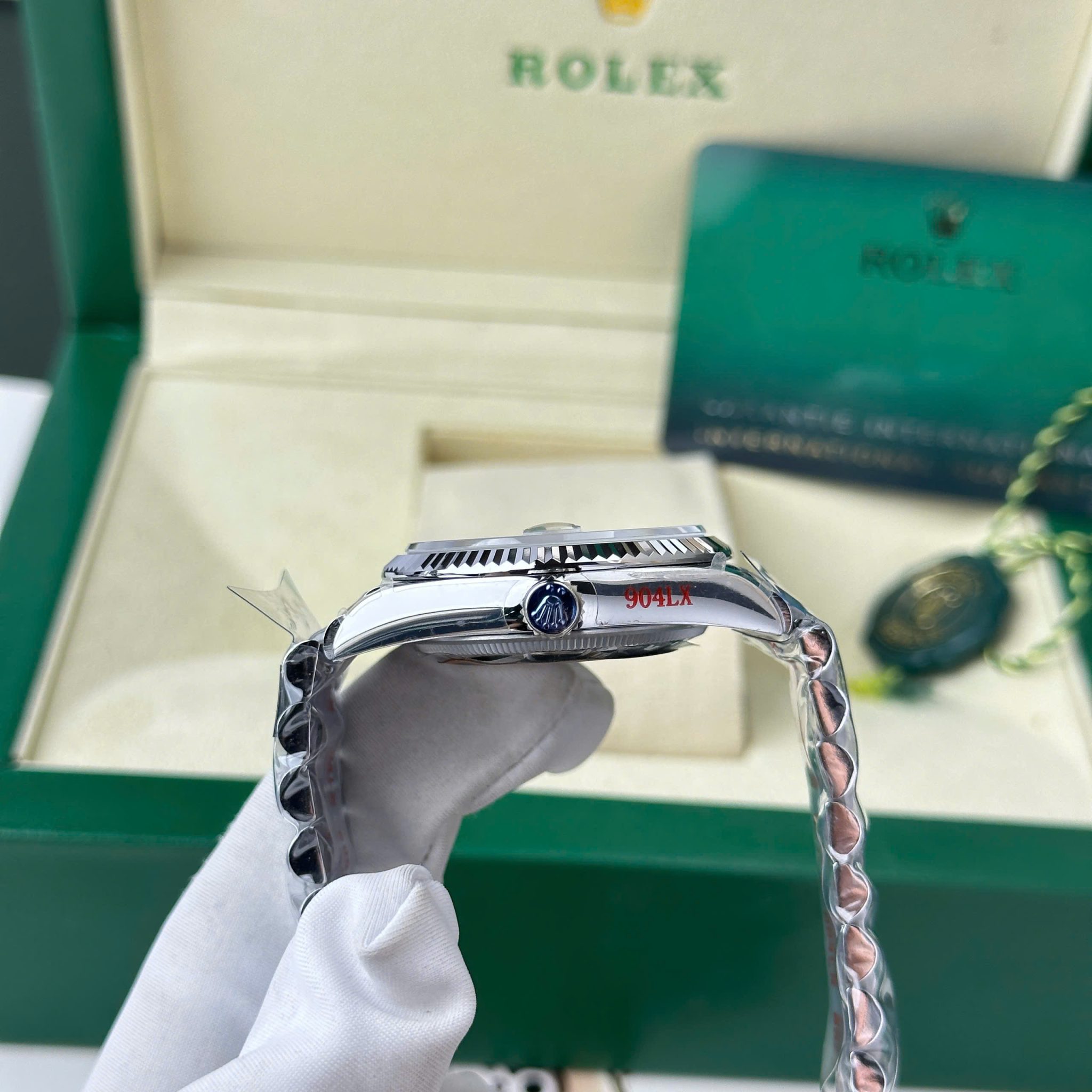 Rolex Day-Date 128239-0065 White MOP Dial Gain Weight 1:1 Replica QF 36mm - Image 7