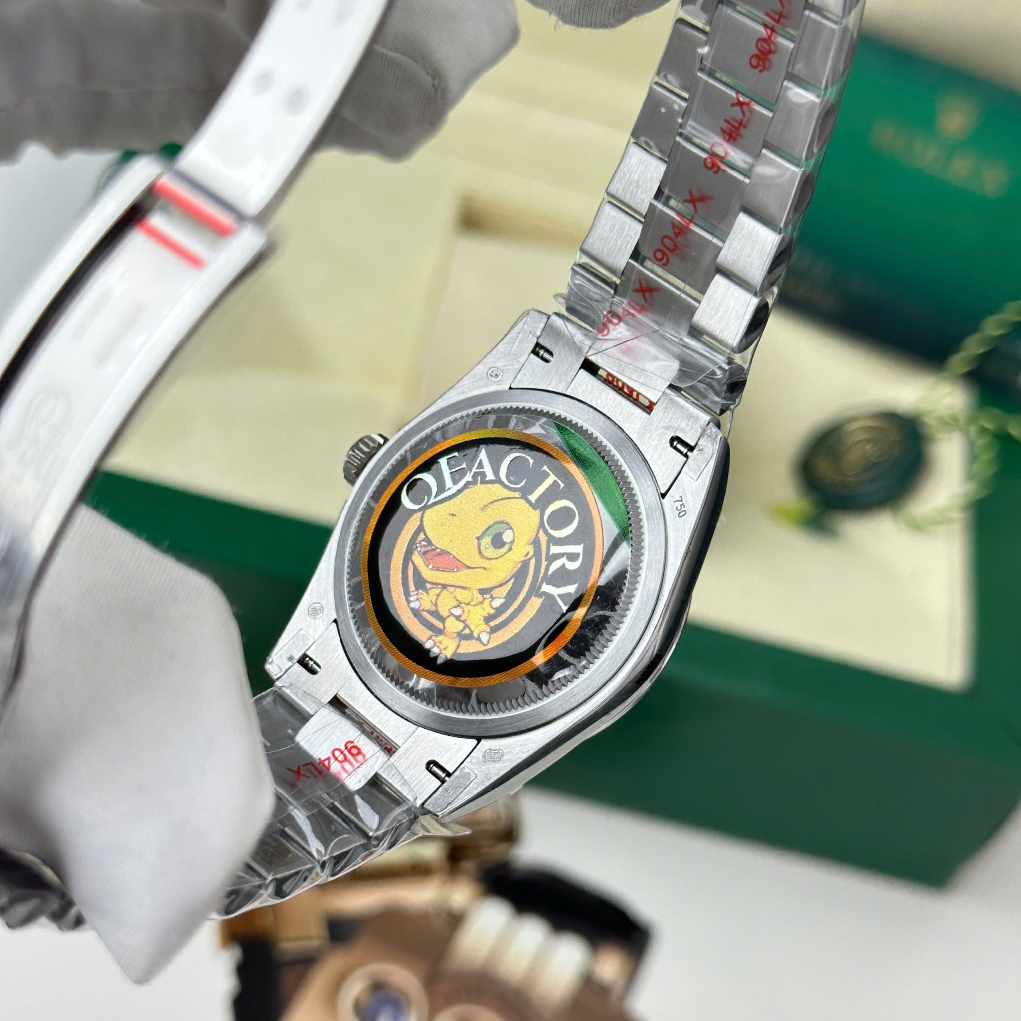 Rolex Day-Date 128239-0065 White MOP Dial Gain Weight 1:1 Replica QF 36mm - Image 8