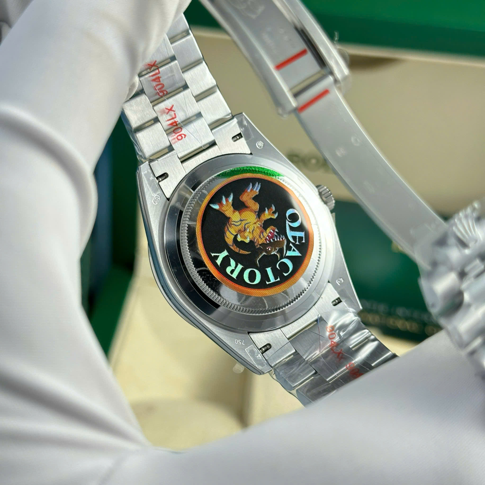 Rolex Day-Date 228239 Black Baguette Dial 187g Super Clone QF 40mm - Image 8