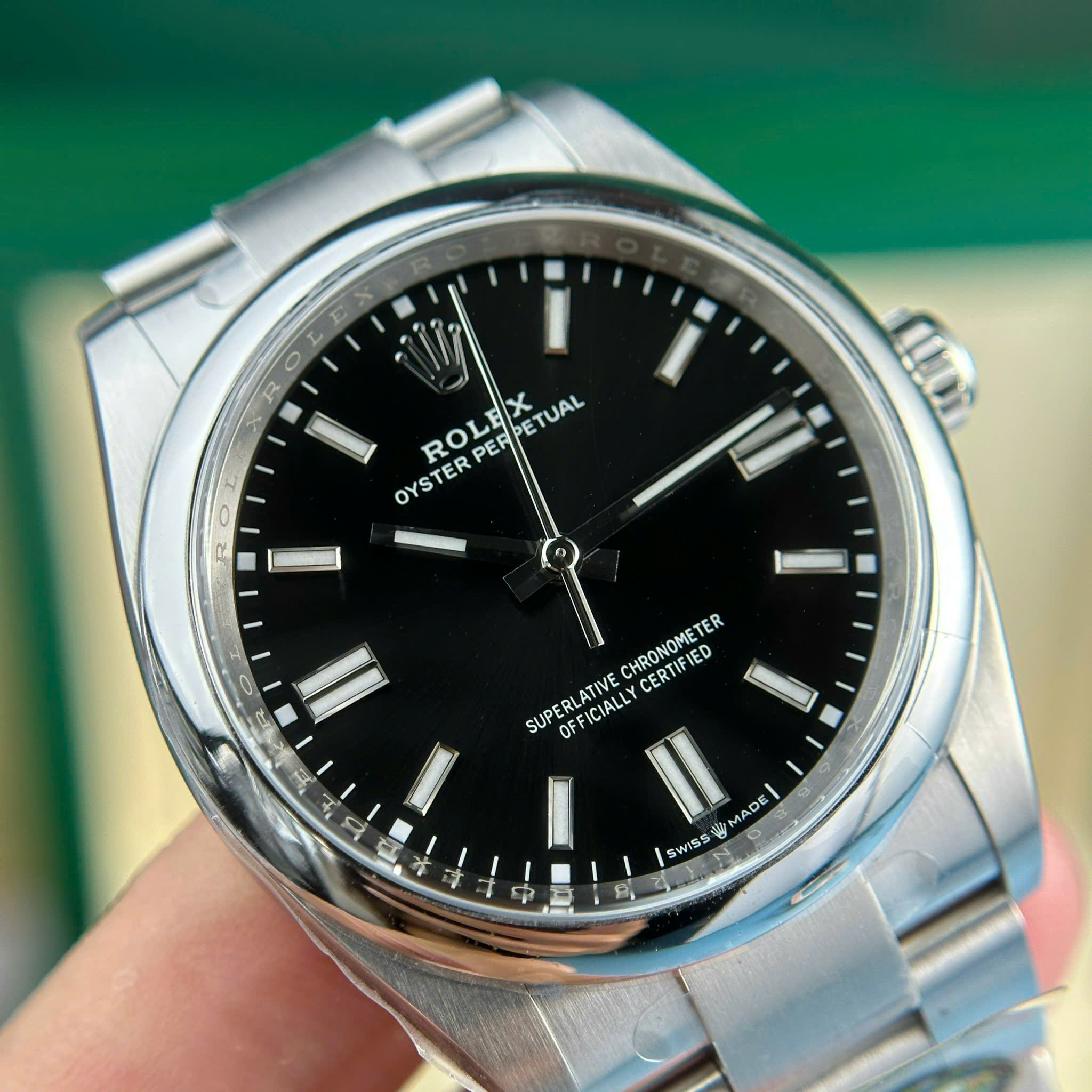 Rolex Oyster Perpetual 126000 Black Dial 1:1 Super Clone Clean Factory 36mm - Image 4