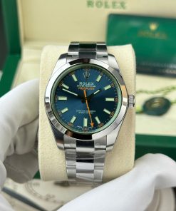 Rolex Oyster Perpetual Milgauss 116400GV-0002 Z-Blue Dial Best Replica VS Factory 40mm