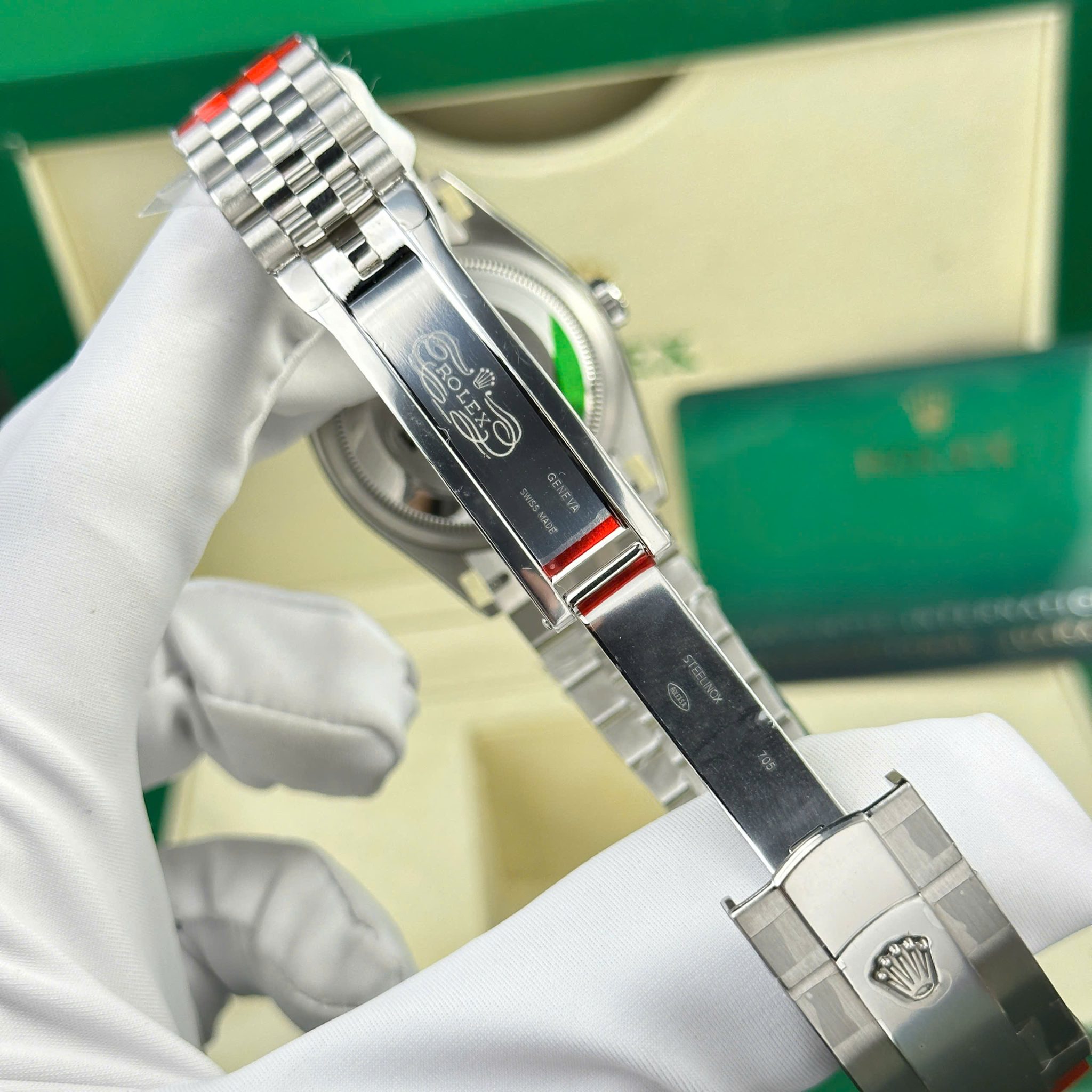 Rolex Datejust 126234-0025 White Roman Index Dial Jubilee 1:1 Replica VSF 36mm - Image 8