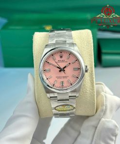 Rolex Oyster Perpetual 126000 Candy Pink Dial Best Replica 1:1 Clean Factory 36mm