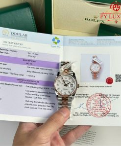 Rolex Datejust 126231-0021 Two Tone MOP Dial 10K Gold Wrapped Best Replica 36mm