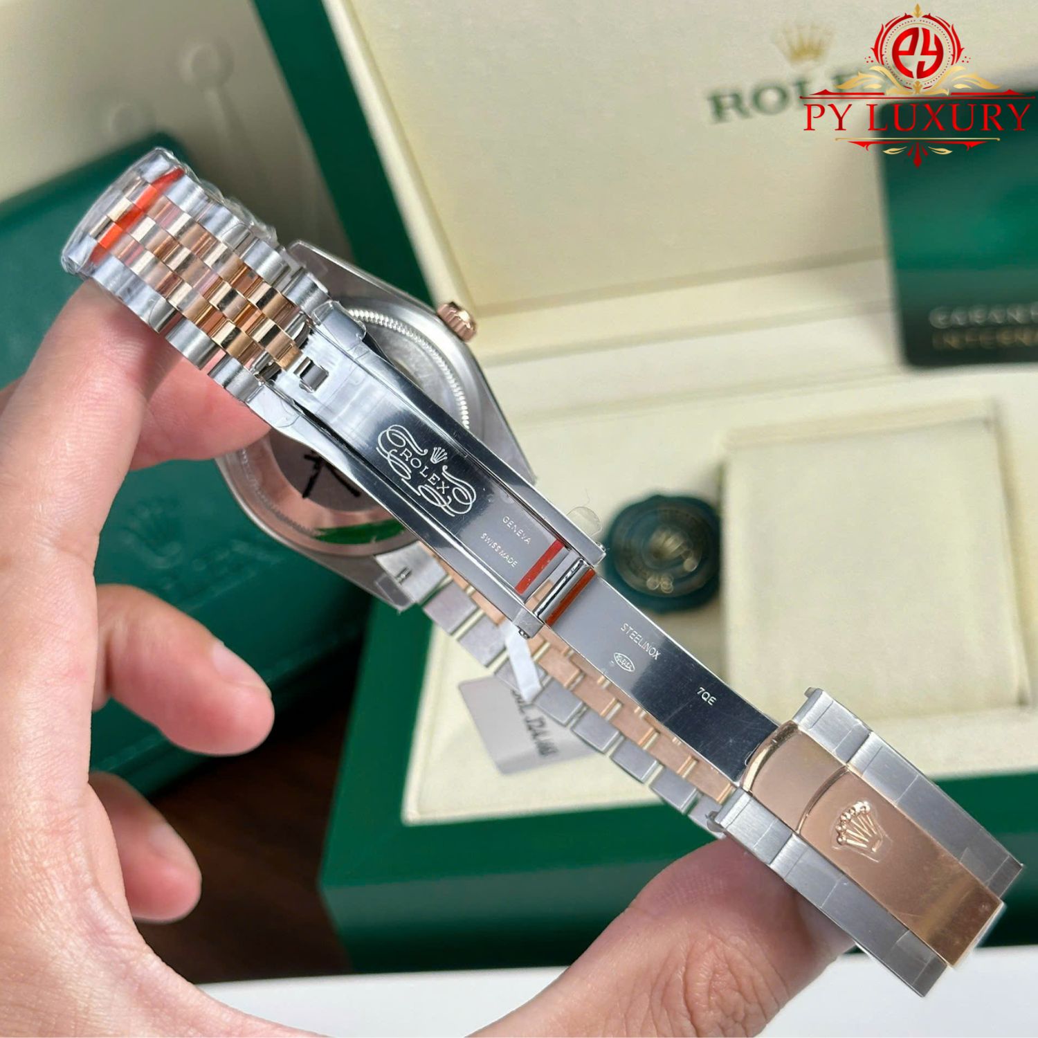 Rolex Datejust 126231-0021 Two Tone MOP Dial 10K Gold Wrapped Best Replica 36mm - Image 11