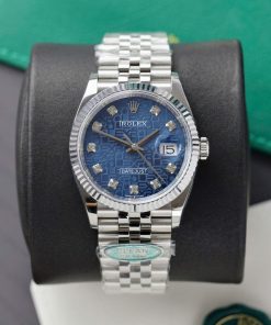 Rolex Datejust 116234-0123 Blue Computer Dial Jubilee 1:1 Replica Clean Factory 36mm