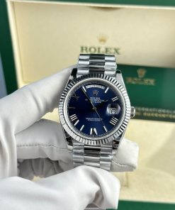 Rolex Day-Date 228239-0007 Blue Roman Dial 178g GMF V3 Best Replica 40mm