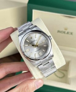 Rolex Oyster Perpetual 41 124300-0001 Silver Dial Best Quality Replica Clean Factory