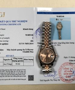 Rolex Datejust 278271 Two Tone 10K Gold Wrapped Rosé-colour Diamond Dial Jubilee Best Replica 31mm