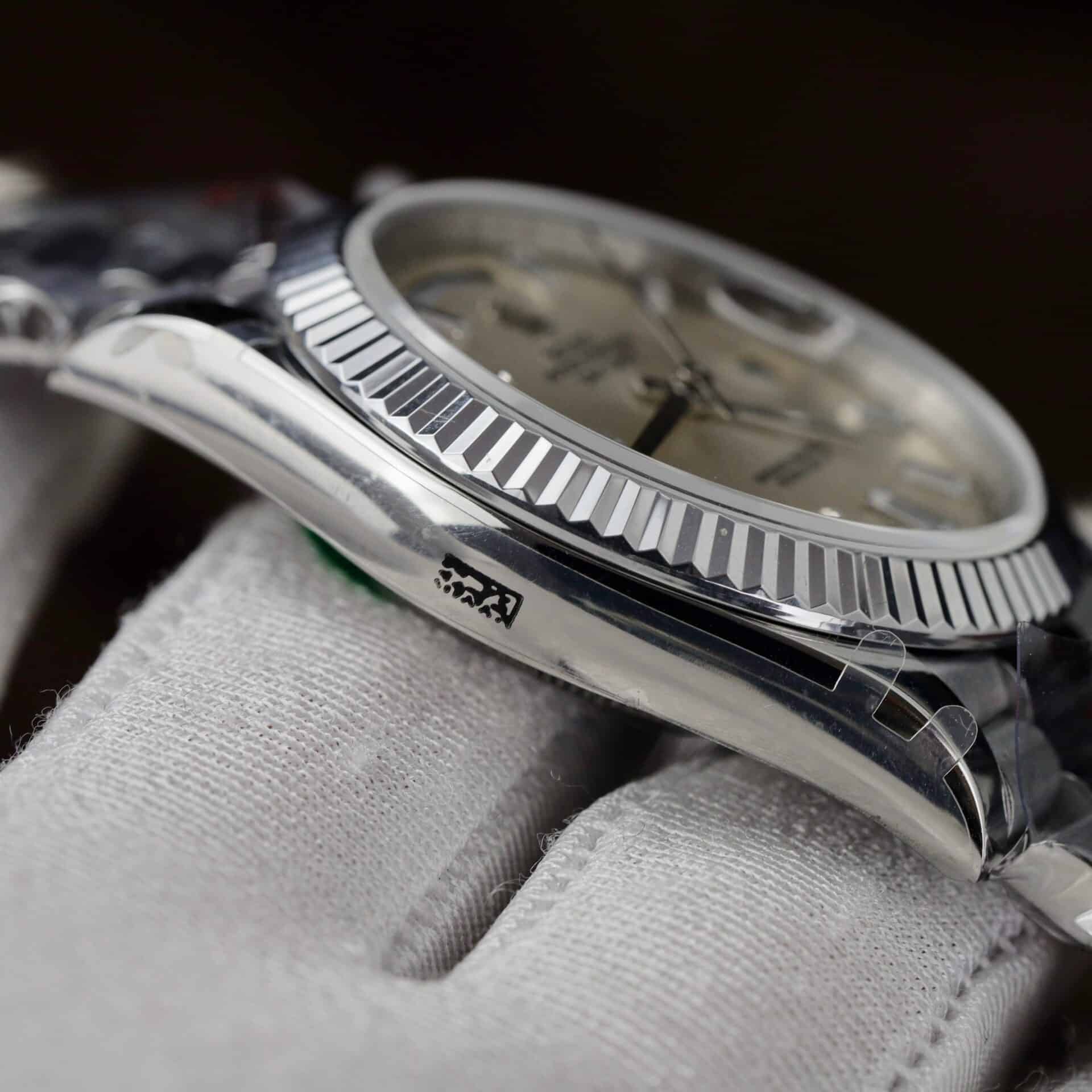 Rolex Day-Date 228239 Silver Baguette Dial 177g Best Replica V3 GMF 40mm - Image 9