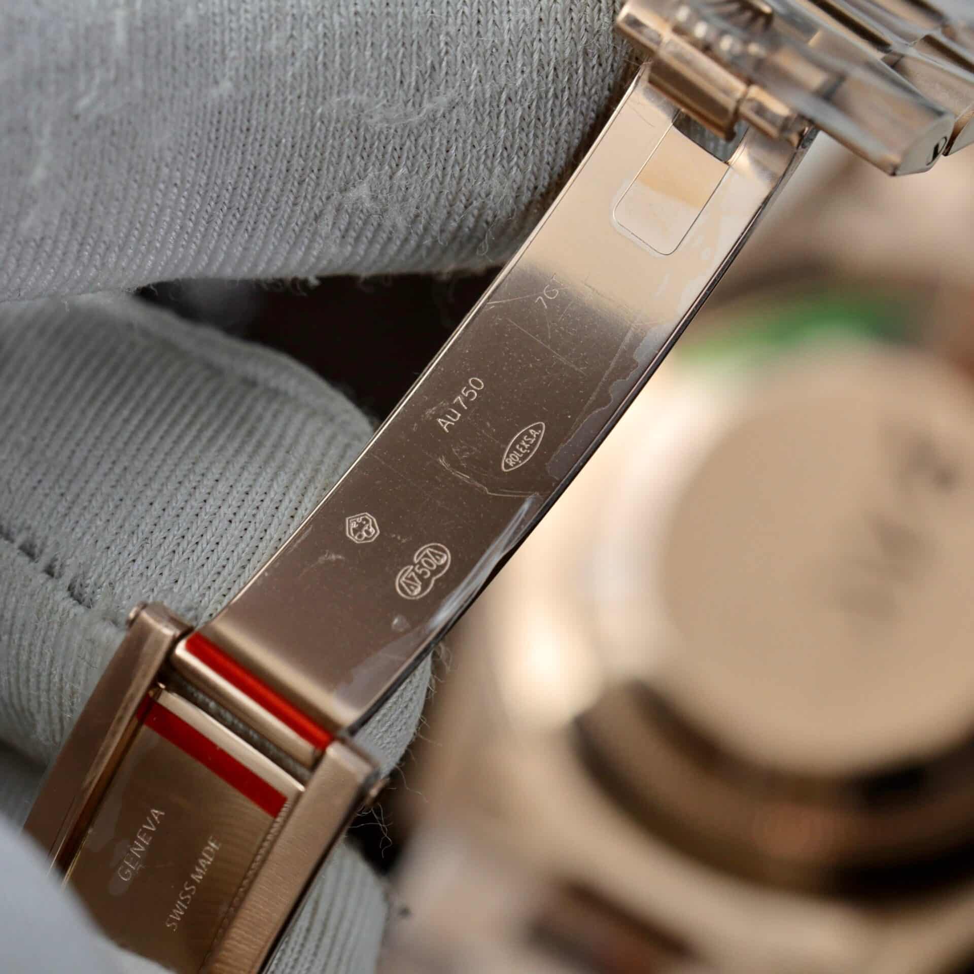 Rolex Day-Date 228235 Rose Gold Einsenkiesel Baguette Dial 186g Best Replica Q Factory 40mm - Image 11