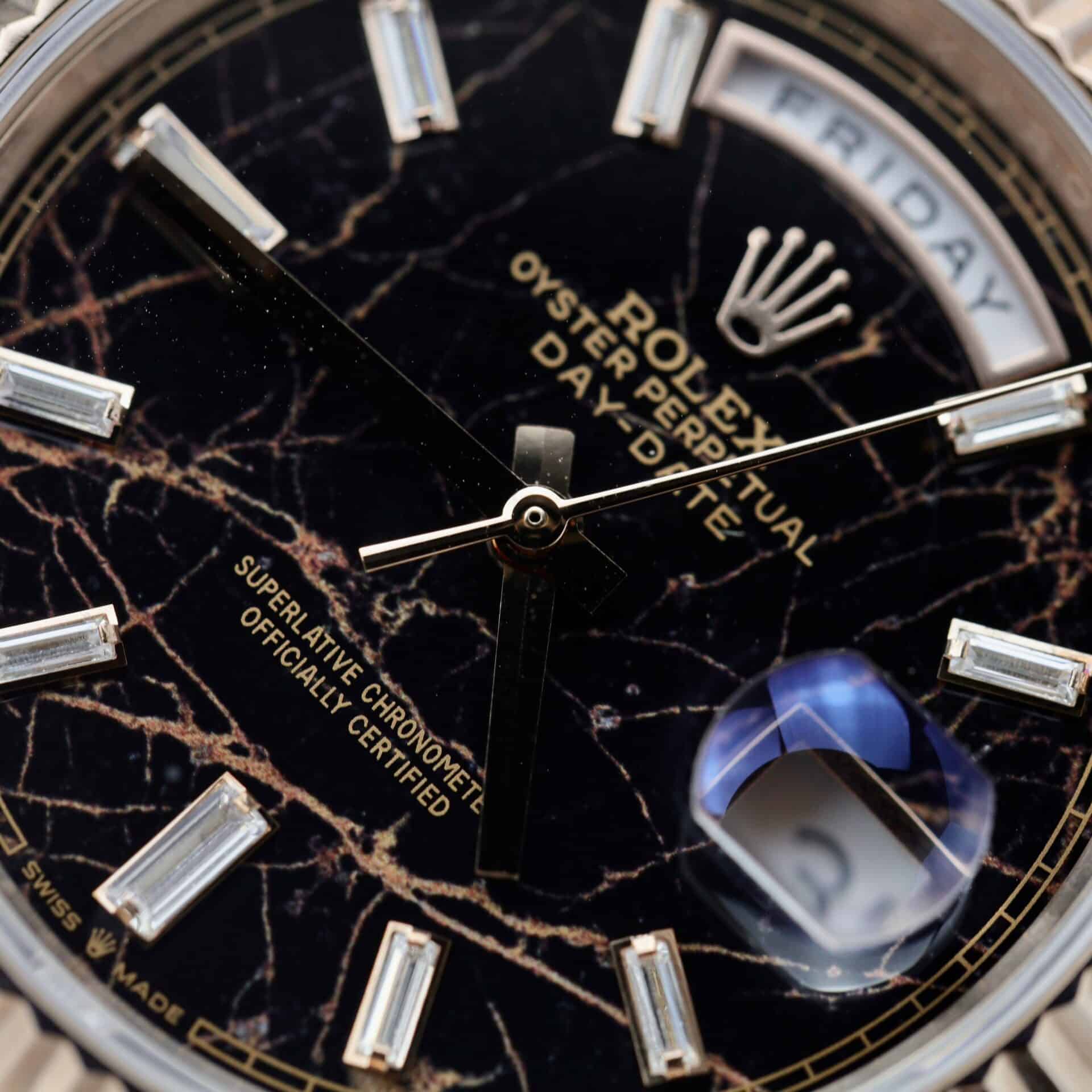 Rolex Day-Date 228235 Eisenkiesel Dial 18K Yellow Gold Wrapped 176g GMF V3 Super Clone 40mm - Image 6