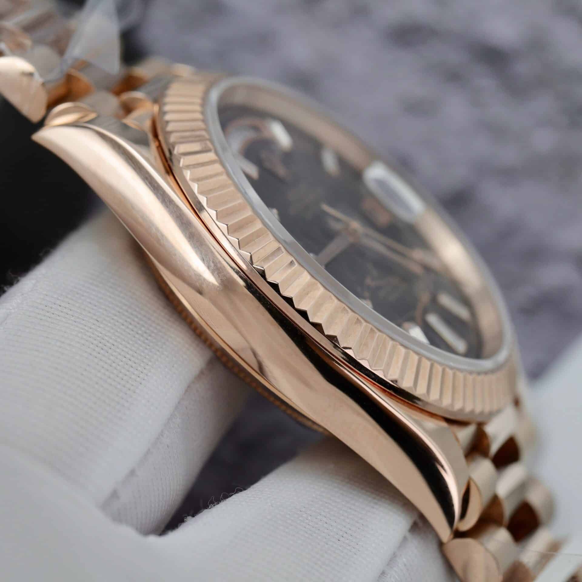 Rolex Day-Date 228235 Eisenkiesel Dial 18K Yellow Gold Wrapped 176g GMF V3 Super Clone 40mm - Image 8