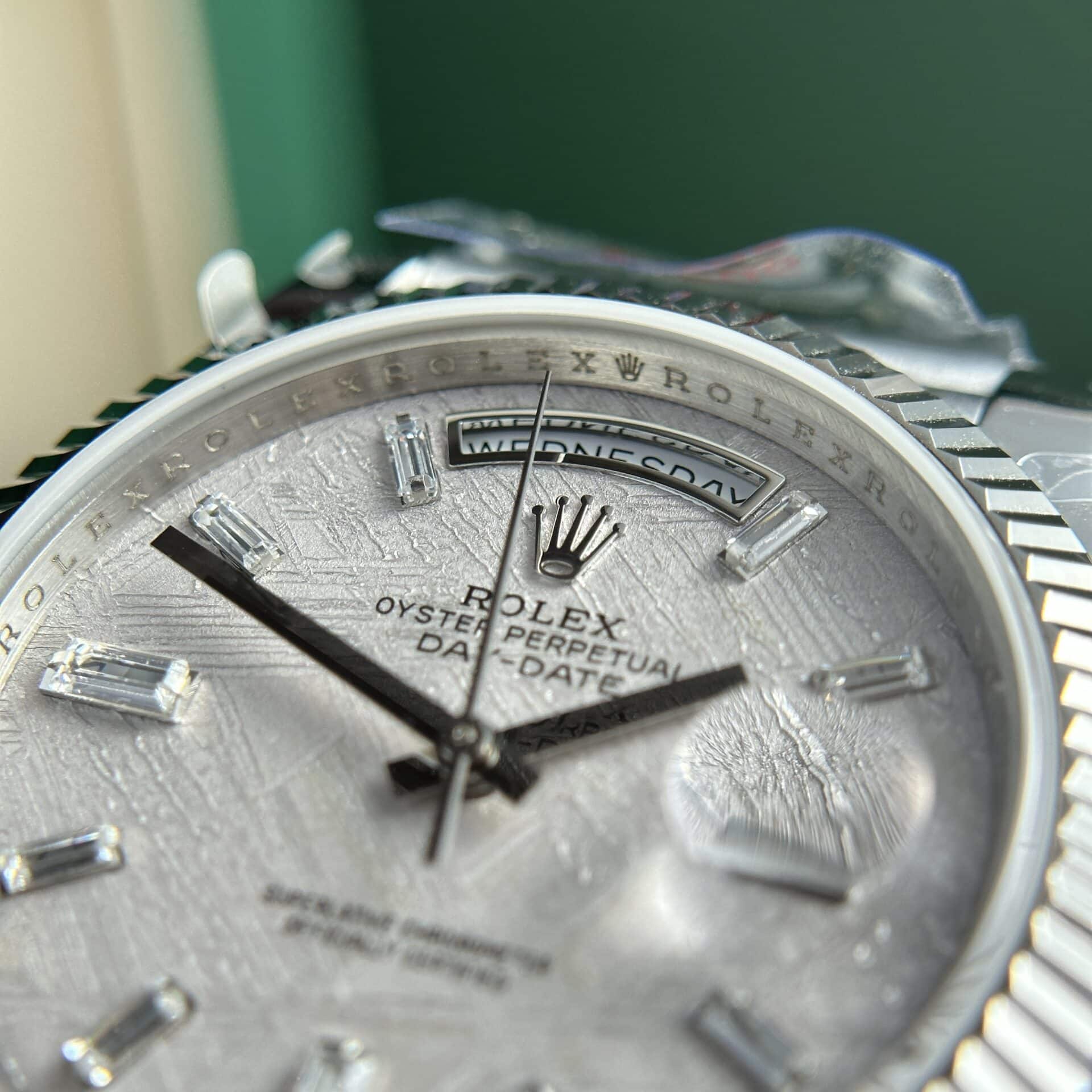 Rolex Day-Date 40 Meteorite Baguette Dial 176g Best Replica V3 GMF 40mm - Image 5