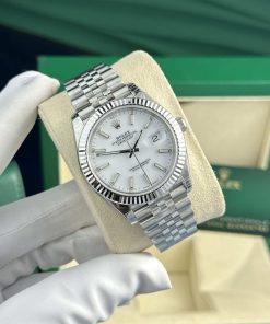 Rolex Datejust 126334 White Luminous Dial Jubilee Best Quality Replica VSF 41mm