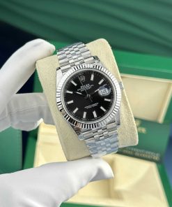 Rolex Datejust 126334 Black Dial Luminous Jubilee Best Quality Replica VSF 41mm