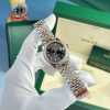 Rolex Datejust 278381RBR-0018 Two Tone Rose Gold Slate Dial Diamond Bezel Jubilee Replica 31mm