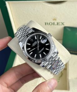 Rolex Datejust 126334 Black Luminous Dial Jubilee Best Replica Clean Factory 41mm