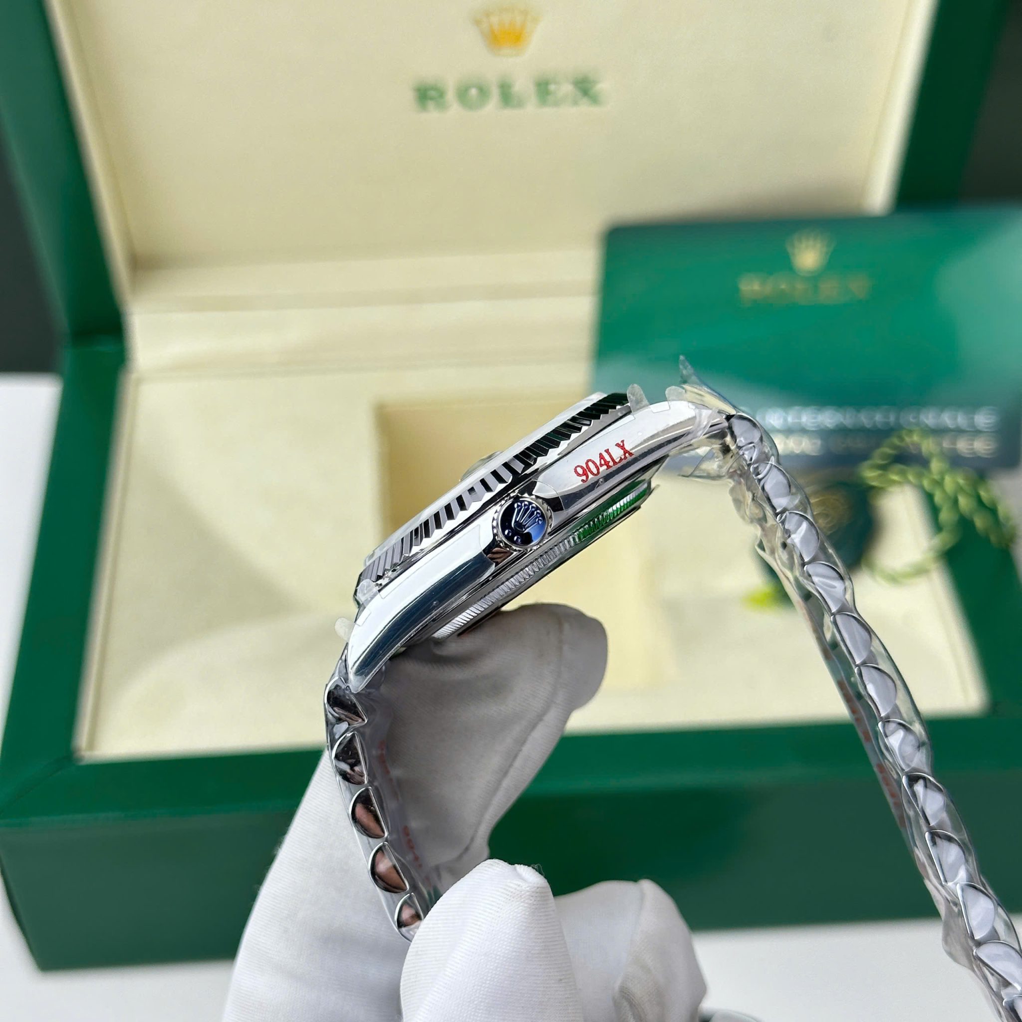 Rolex Day-Date 228239-0033 Mint Green Dial 184g Best Replica 40mm - Image 7