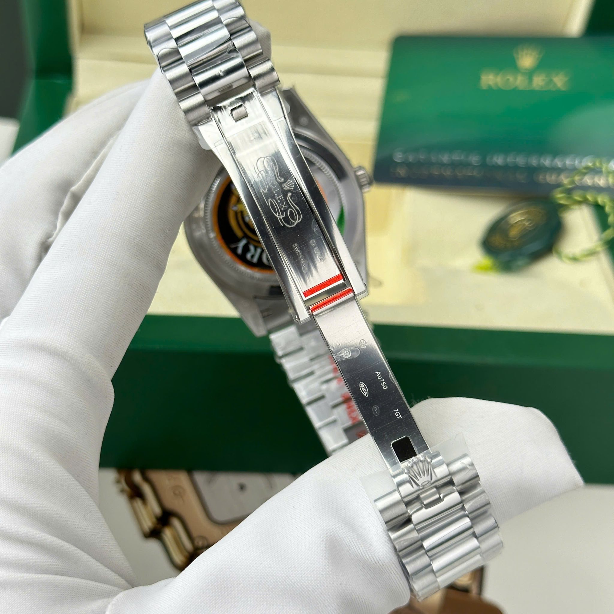 Rolex Day-Date 228239-0033 Mint Green Dial 184g Best Replica 40mm - Image 10