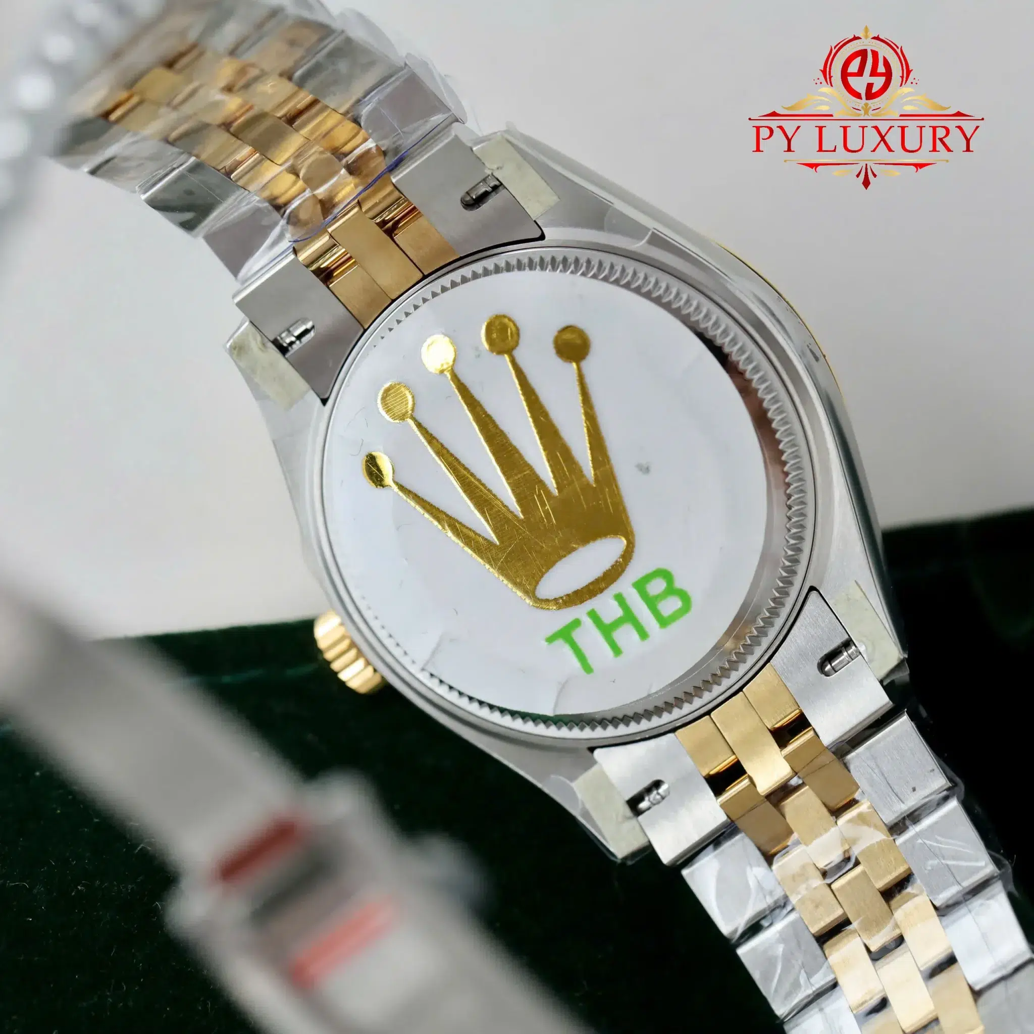 Rolex Datejust 278273 Two Tone Yellow Gold Olive Green Diamond-set Dial Jubilee Bracelet Best Replica THB 31mm - Image 8