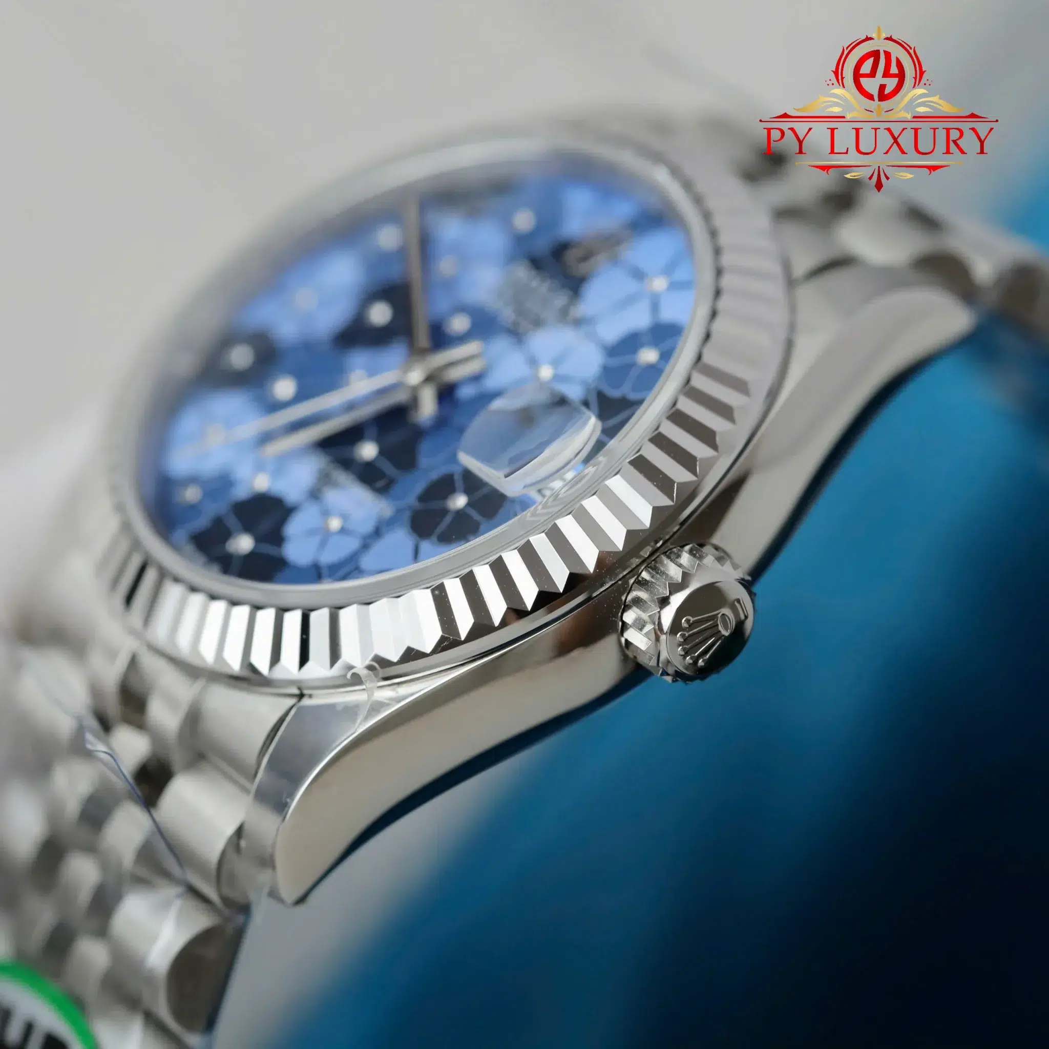 Rolex Datejust 278274 Blue Floral-Motif Dial Jubilee Bracelet 1:1 Best Replica THB 31mm - Image 7