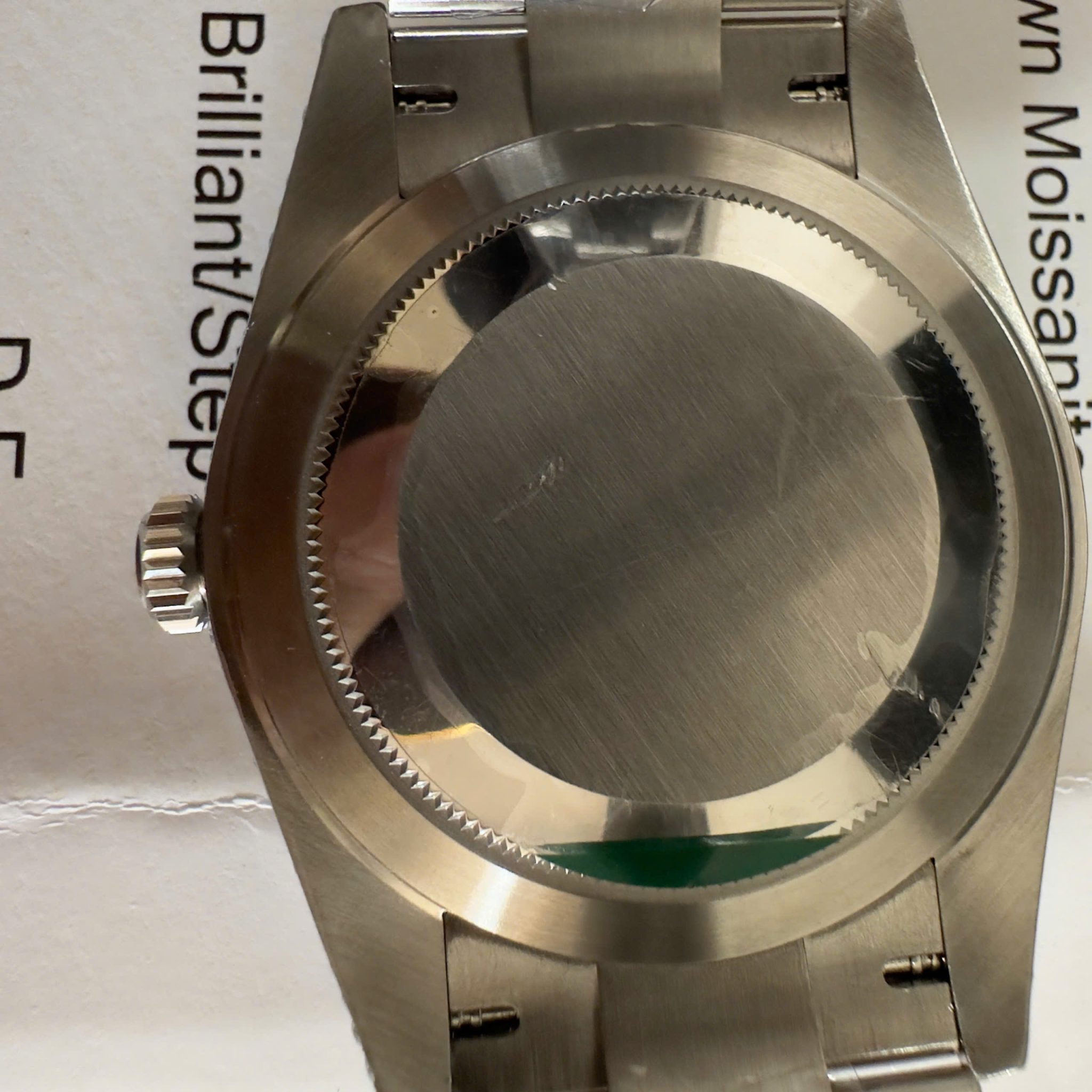 Rolex Datejust 126300 Bust Down Iced Out Moisssanite Diamonds Monopoly Dial Best Replica 41mm - Image 10