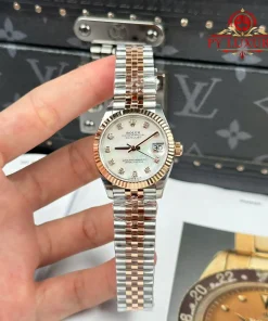 Rolex Datejust 278271-0026 Two Tone Rose Gold MOP Diamond Dial Jubilee 1:1 Replica THBF 31mm