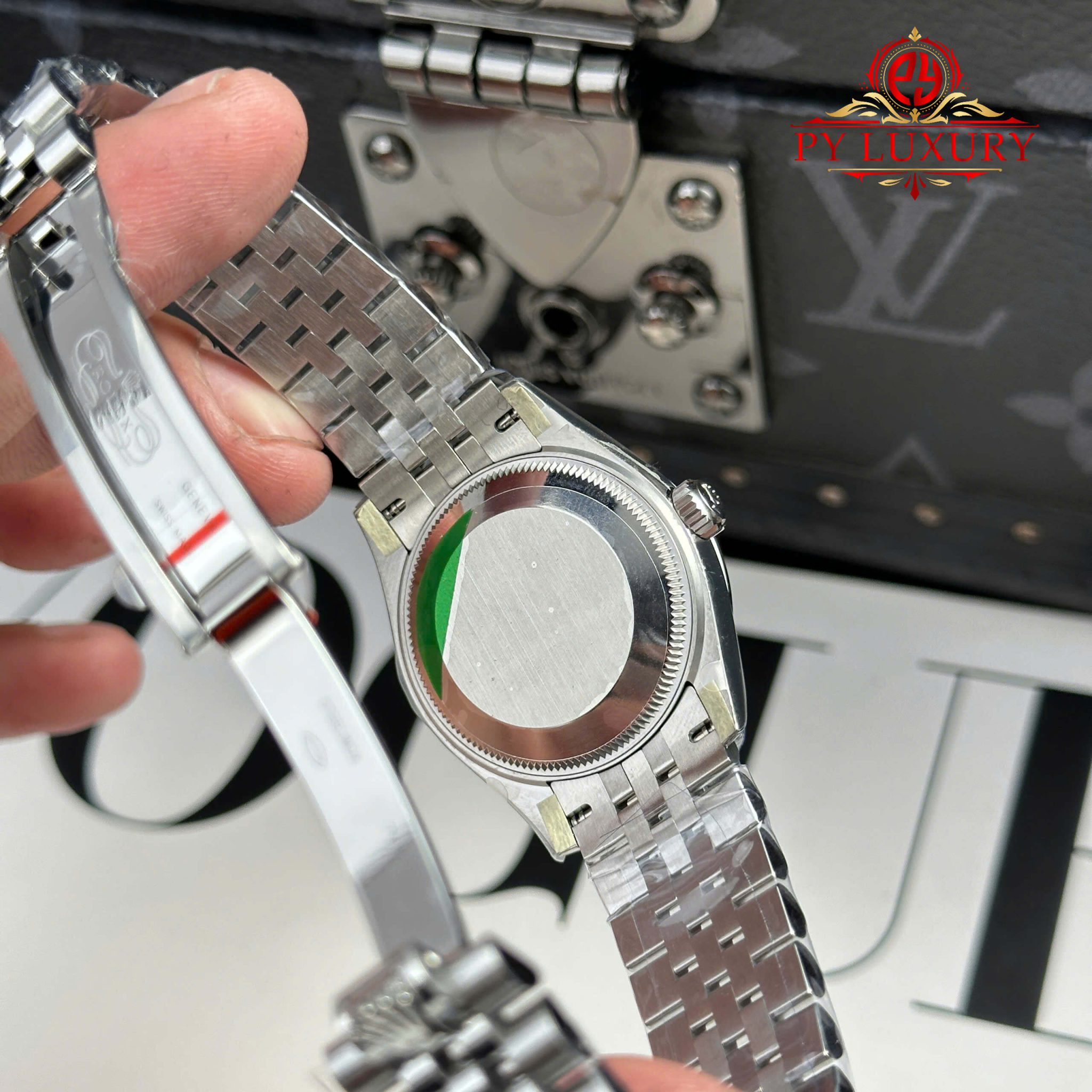 Rolex Datejust 278384RBR Pink Roman Dial Diamond Bezel Jubilee Bracelet 1:1 Best Replica THB 31mm - Image 9