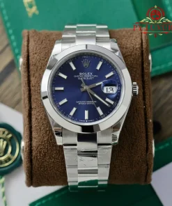 Rolex Datejust 126300 Blue Dial Smooth Bezel Oyster Bracelet 1:1 Best Replica VSF 41mm