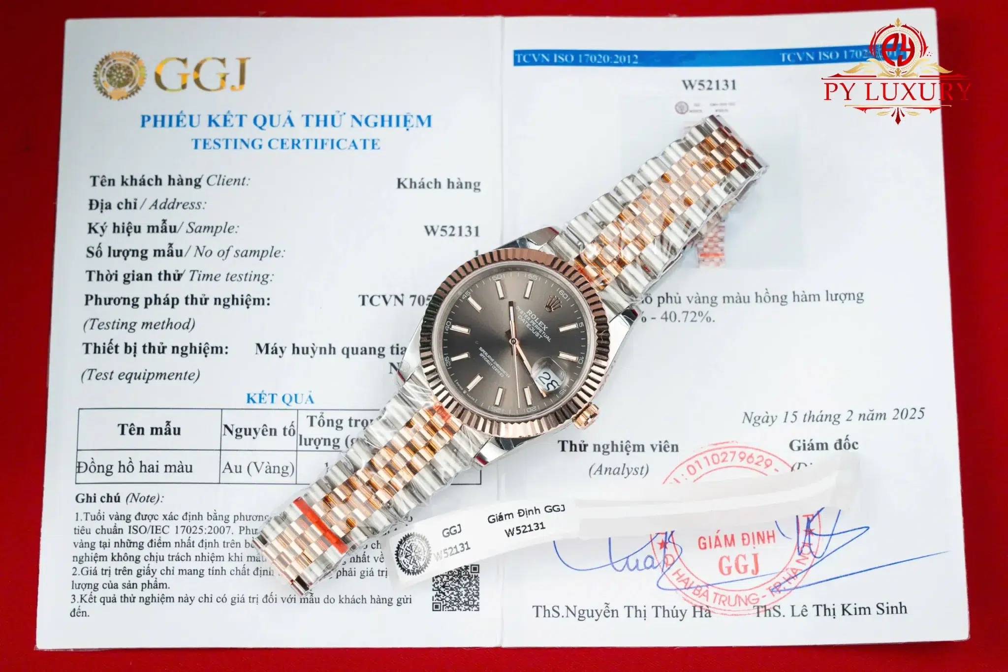 Rolex Datejust 126331 Two Tone 10K Rose Gold Wrapped Grey Dial Jubilee Bracelet Best Clone 41mm