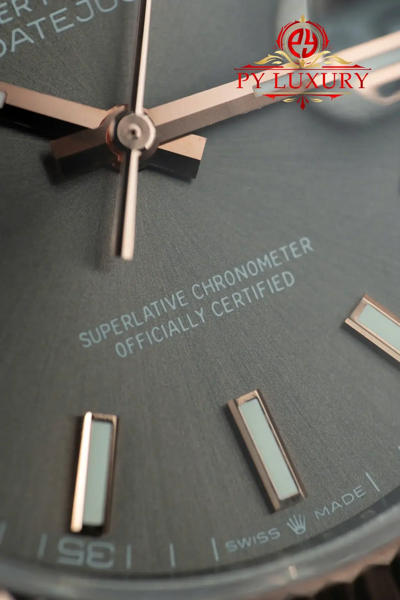 Rolex Datejust 126331 Two Tone 10K Rose Gold Wrapped Grey Dial Jubilee Bracelet Best Clone 41mm - Image 7