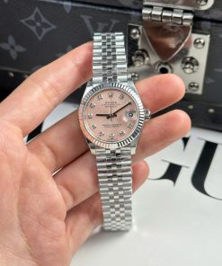 Rolex Datejust 278274 Pink Diamond Dial Fluted Bezel Jubilee Bracelet Best Replica THB 31mm