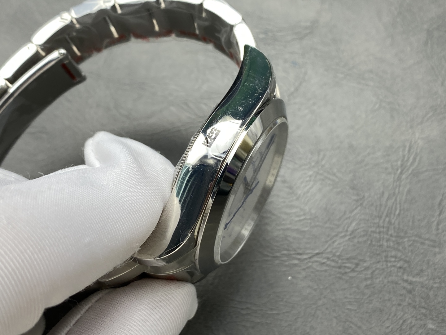 Rolex Datejust Who Cares I'm Already Late Custom Dial Blue Font 1:1 Replica 41mm - Image 5