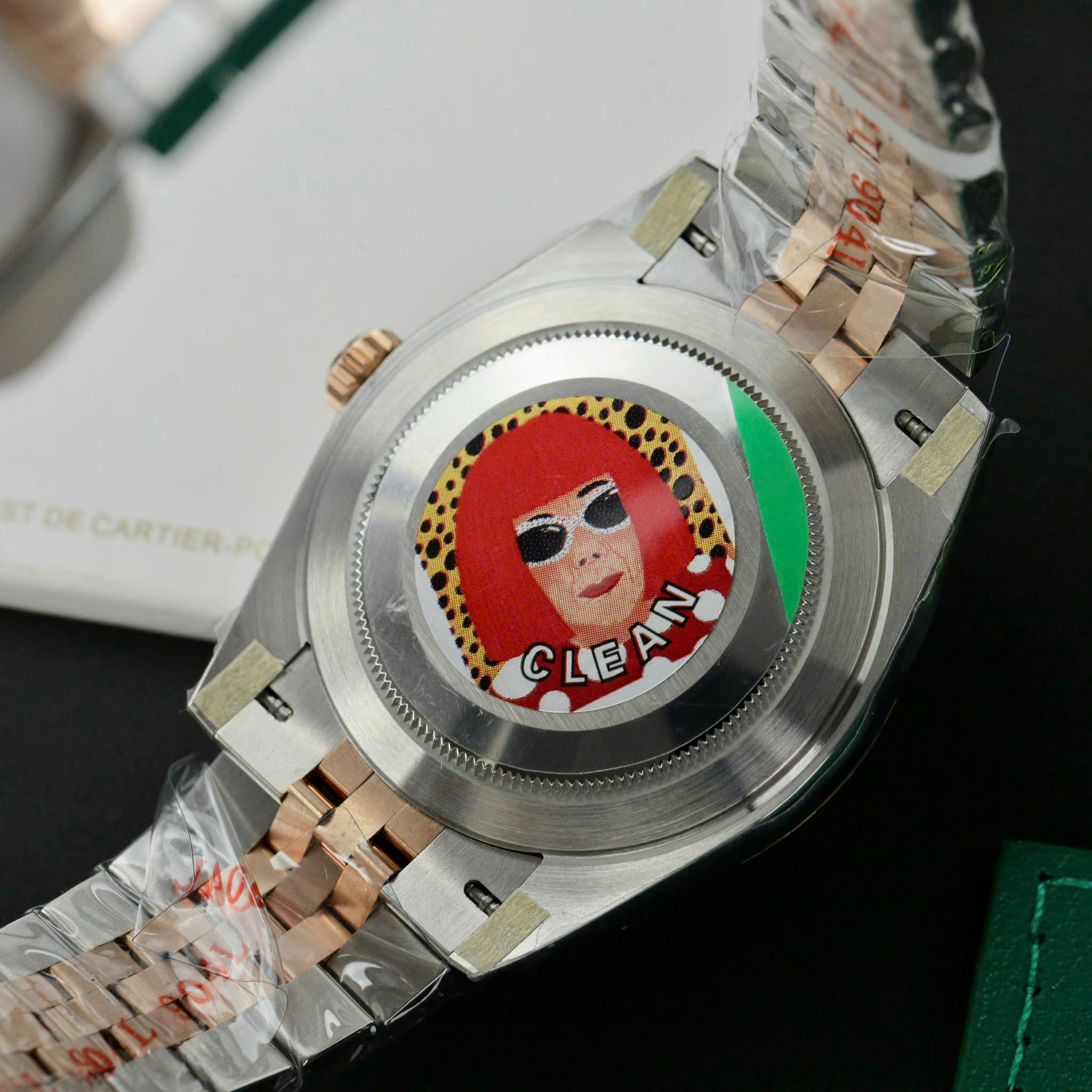 Rolex Datejust 126331-0004 Two Tone Rose Gold Chocolate Diamond Dial Jubilee Bracelet Best Replica Clean Factory 41mm - Image 7