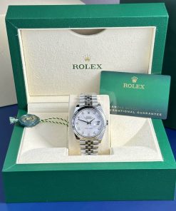 Rolex Datejust 41 126334 White Mother Of Pearl Diamond Dial Jubilee Best Replica Clean Factory