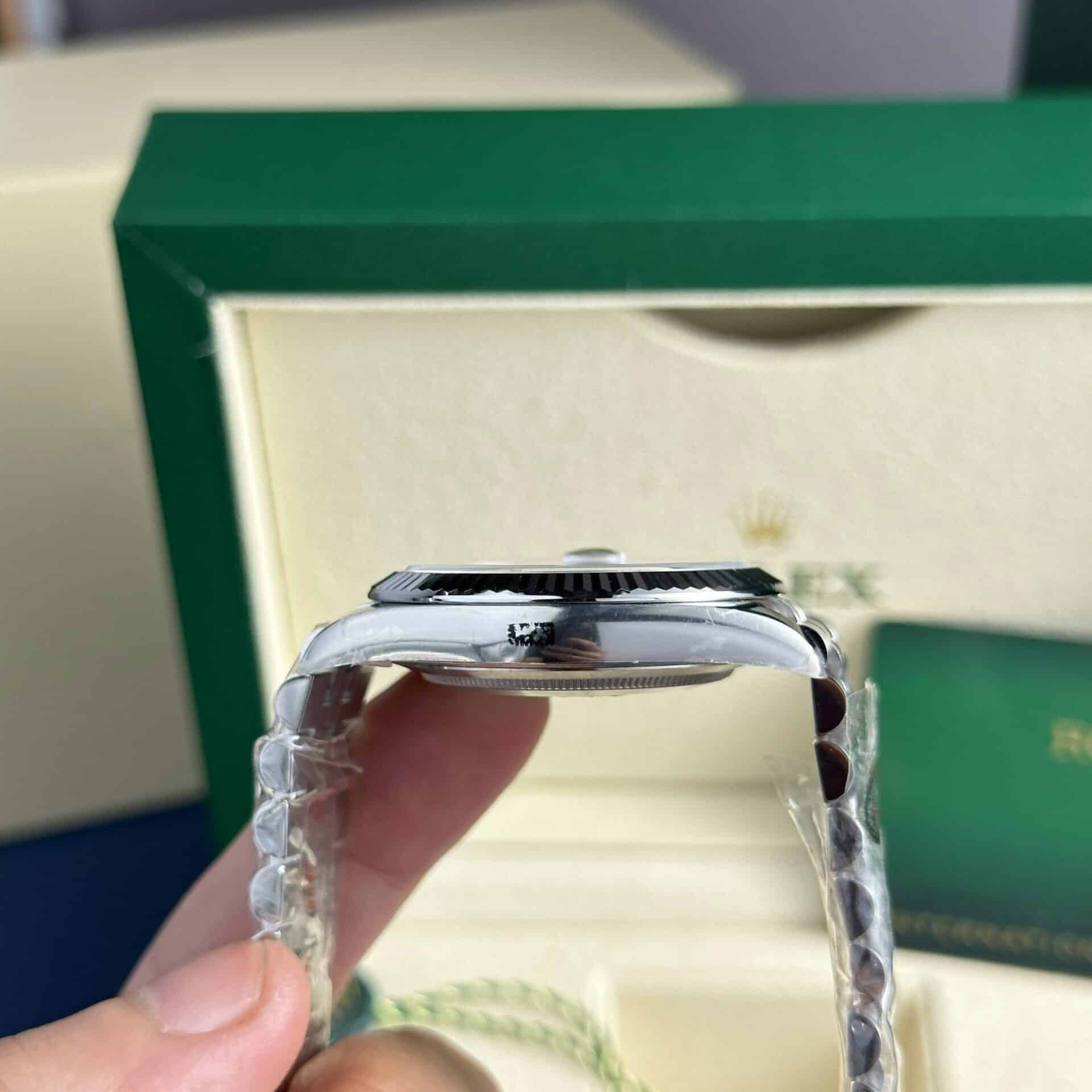 Rolex Datejust 41 126334 White Mother Of Pearl Diamond Dial Jubilee Best Replica Clean Factory - Image 8